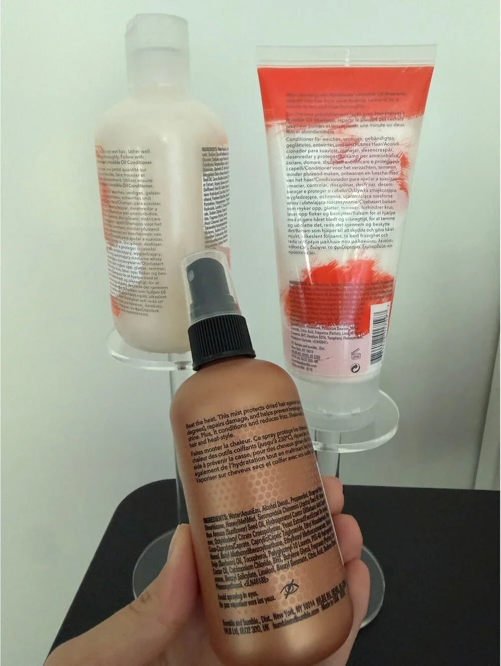 Bumble and Bumble hair care TRIO